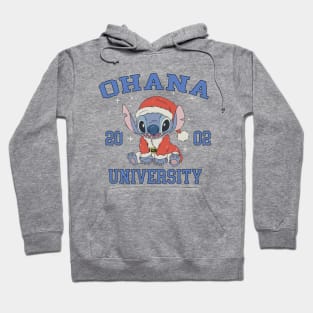 Ohana means family - Christmas Stitch Hoodie